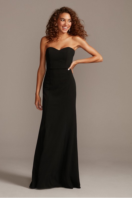 Sweetheart Strapless Stretch Crepe Dress DB Studio DS270075